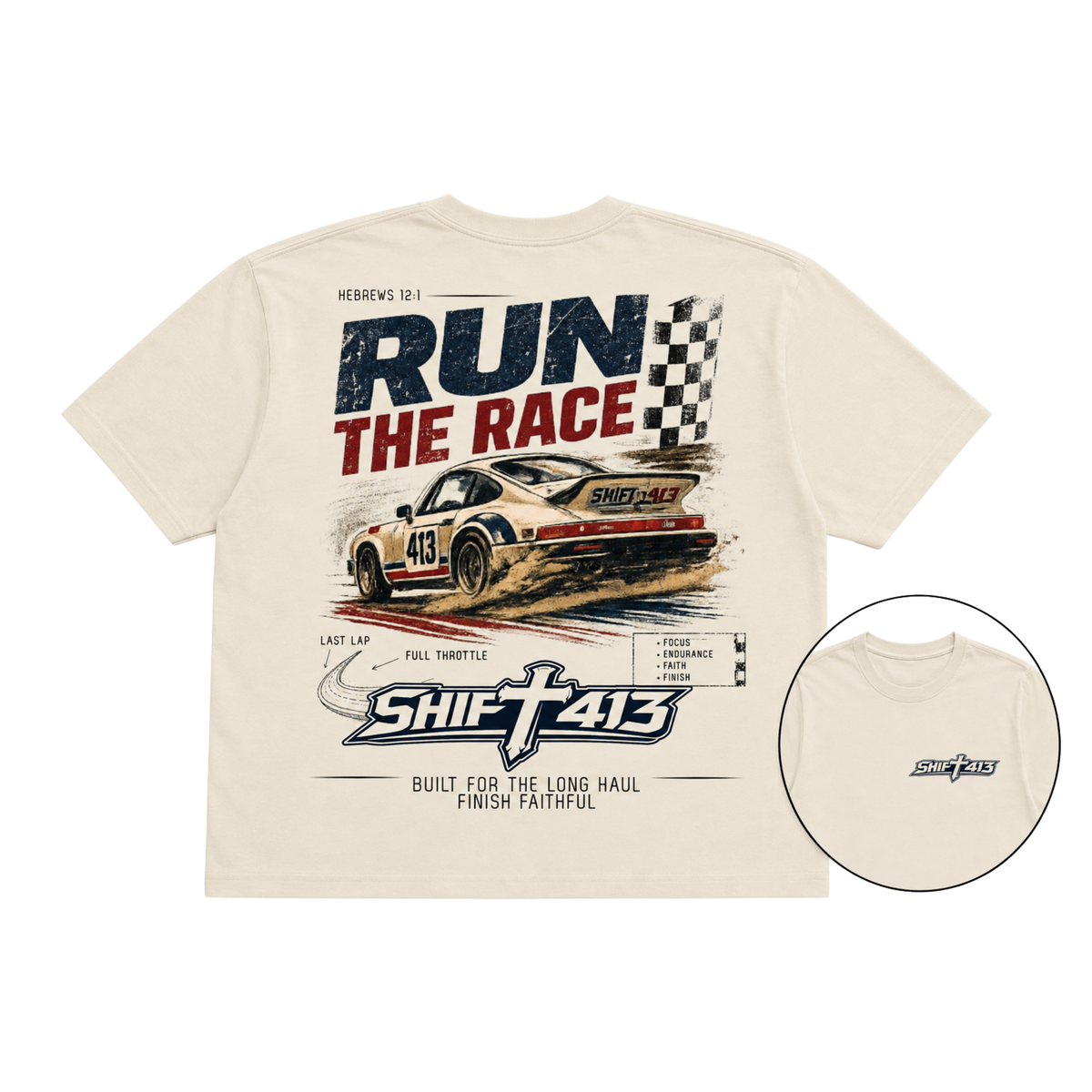 RUN THE RACE T-SHIRT